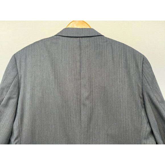 Jos. A. Bank Signature Collection Mens Wool Blazer 46L Gray Suit Jacket - Picture 13 of 13